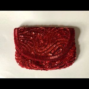Vintage Magid Red Evening Purse